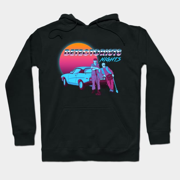 Detectorists Nights Hoodie by InflictDesign